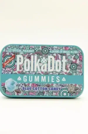 Polkadot Blue Cotton Candy Gummies For Sale